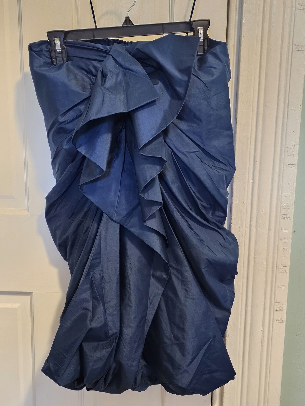 Phillip Lim Silk Blue Party Dreds Strapless